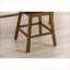 Chaise de bar pivotante en similicuir à hauteur de comptoir simple en similicuir par pour îlot de cuisine, sièges d'appoint de style classique