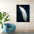 Dressed In Feathers " Dressed In Feathers Glam Peacock Feathers Modern White "-75088546-75088547