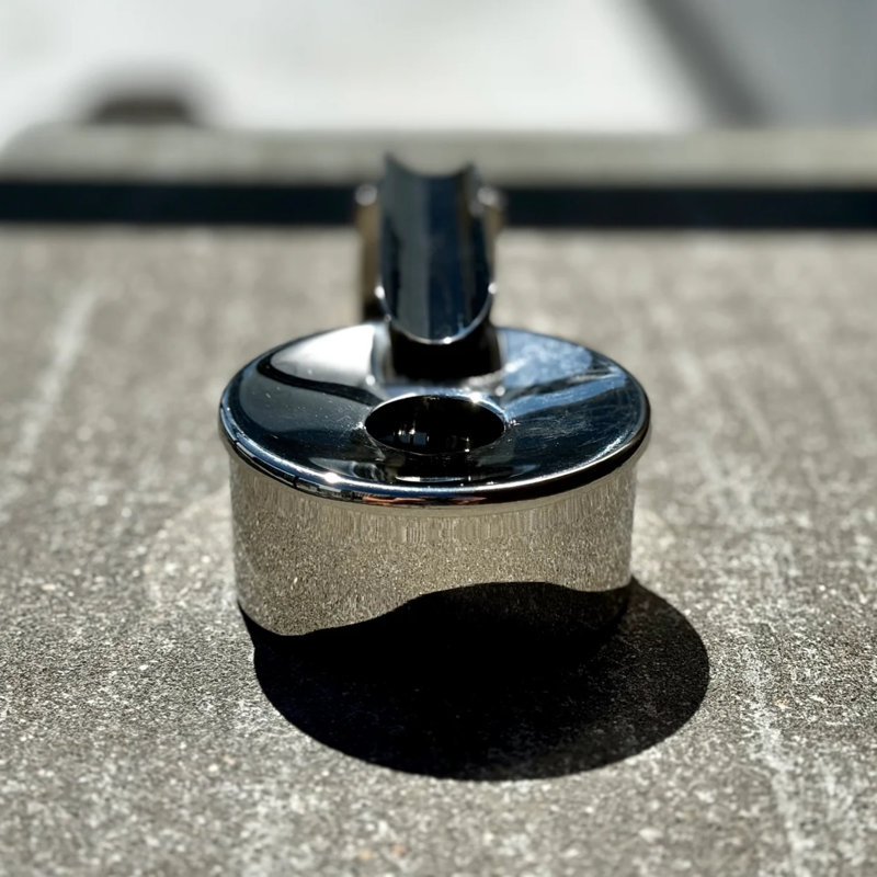 Single Cigar Ashtray In Stainless Steel