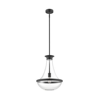 Luminaire suspendu d'extérieur à 1 ampoule H 18,5 po Marcel