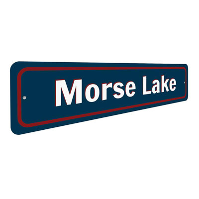 Enseigne d'entrée Lake Lake