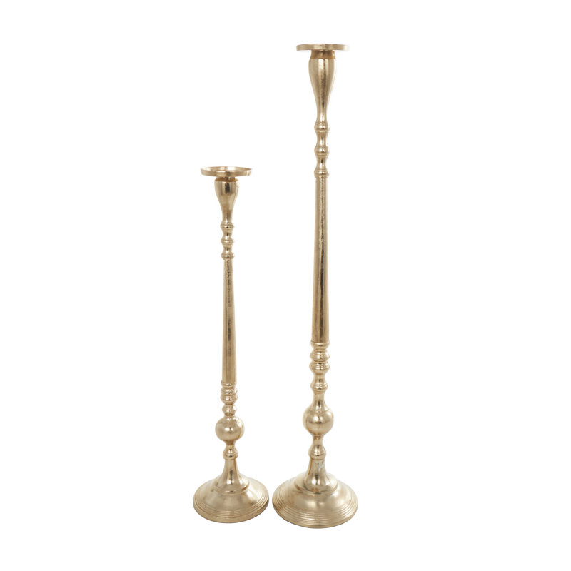 Ensemble de piliers de table en aluminium 2 pièces Modoc