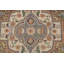 Tapis traditionnel gris en laine fait à la main 6 x 9