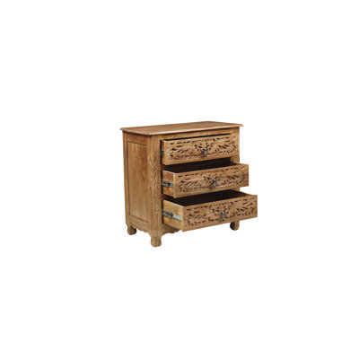  Harleen 30'' W Solid Wood Nightstand