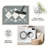 Grey Forest Rug carpet-easy to clean, machine-washable, soft and comfortable; suitable for door mats, kitchens, living rooms, bedrooms, corridors, and laundry areas. Easy to clean, durable carpet for home decoration.-1988549164