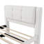 Lit tapissier beige avec lit gigogne escamotable-1173735667
