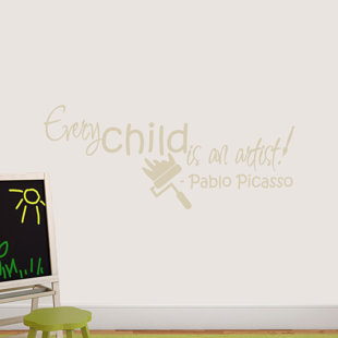 Décalcomanie murale chaque enfant est un artiste