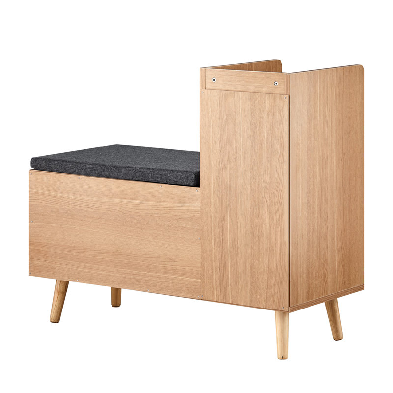 8 Pair Shoe Storage Cabinet, Natural