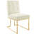Privy Stainless Steel Upholstered Fabric Dining Accent Chair-1170074869-1083658349-1083658351