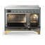 Majestic III Series 48 Inch Induction Range with 6 Induction Elements in Antique White (Chrome Trim)-1345769248-1345769253