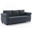 Canapé-lit convertible grand 81,5 pouces 2 en 1 avec matelas en mousse à mémoire de forme de 3,35 pouces pour le salon et les appartements-1291337341