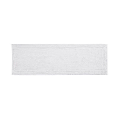 Tapis de bain réversible 100% coton touffeté 3000 g / m² blanc
