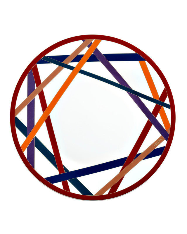 Missoni Charger Plate NASTRI  Multicolor Diam. 12.5"