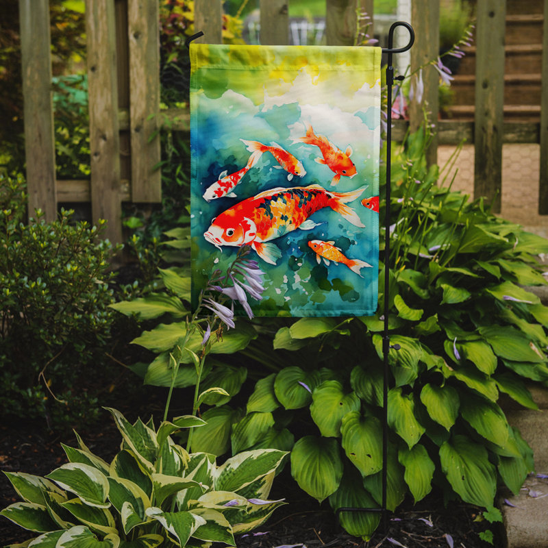Drapeau de jardin en polyester H 15,5 po x l 11,25 po Tranda