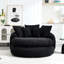 Fauteuil à billes surdimensionné avec 3 grands coussins, 2 petits enveloppements, tissu chenille, convient à de multiples décors de conception ergonomique moelleuse, idéal pour les dortoirs et les salles de jeux-130530827