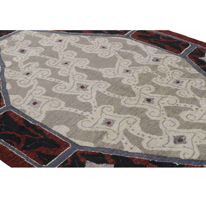 One-of-a-Kind Rectangle 6'2" X 9'2" Hand Knotted Area Rug