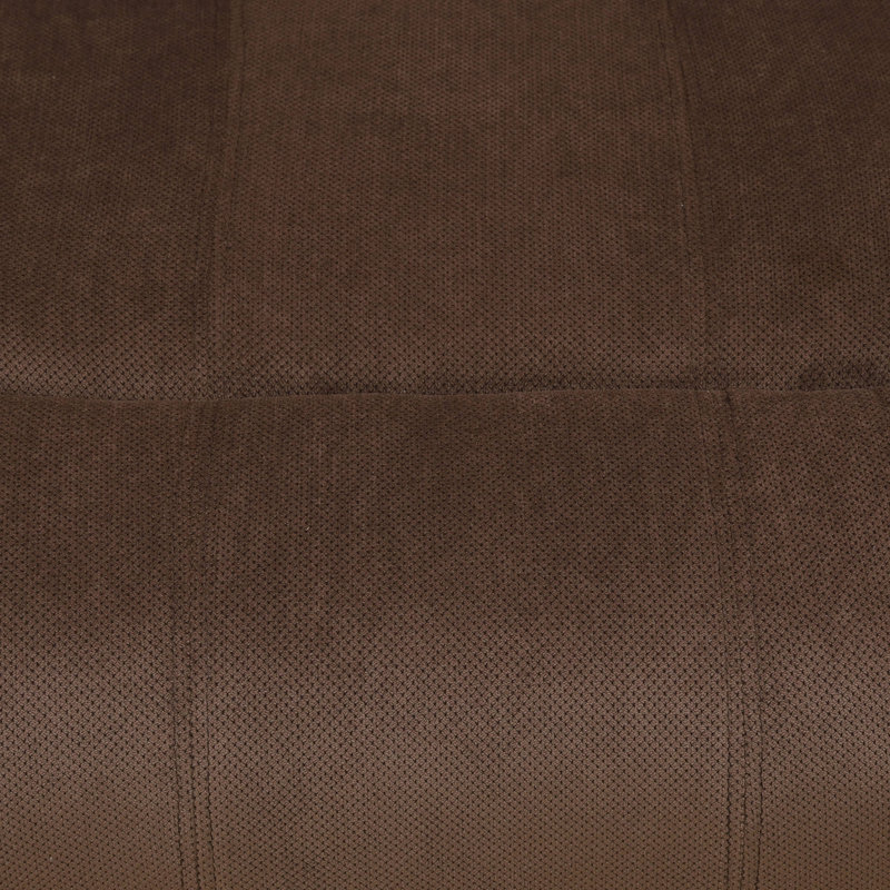 Ensemble de canapé modulaire inclinable manuel Velora, Microfibre/microsuède brun