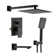 Cube Pressure Balanced 3-Function Shower System with Rough-In Valve