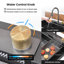 Évier de cuisine encastré en acier inoxydable 30 po / 33 po x 22 po avec robinet en cascade, plateau de préparation et planche à découper-136700009