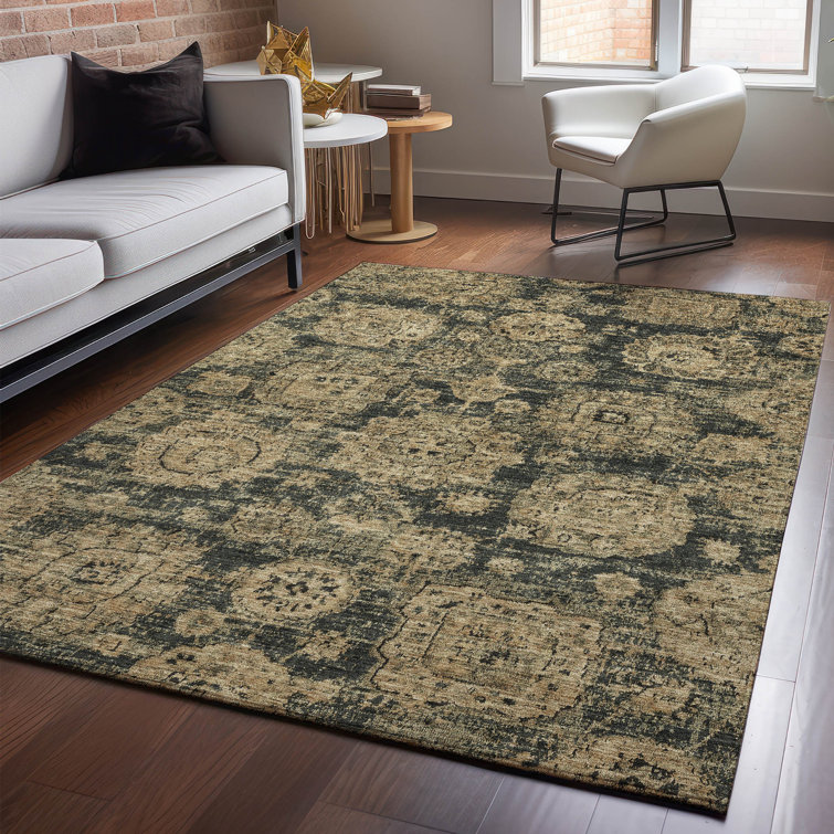 Premium Machine Washable Cerrito Charcoal Rug