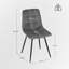 47cm H Velvet Upholstered Side Chair-961056536