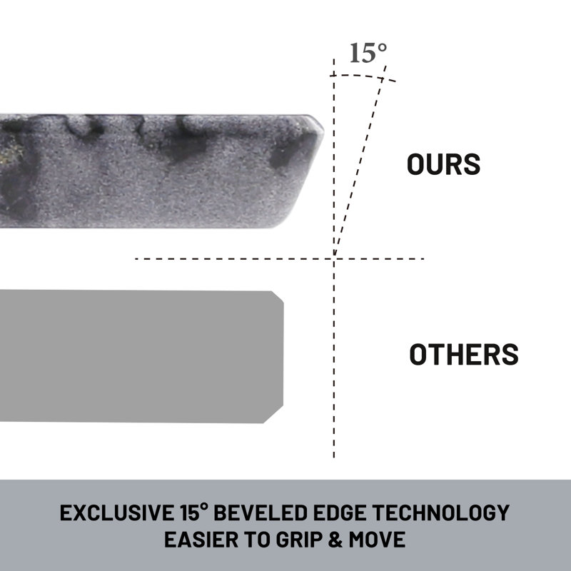 20*16in Natural Granite Cutting Board, Monte Grigio