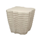 Strata Side Table, Cream