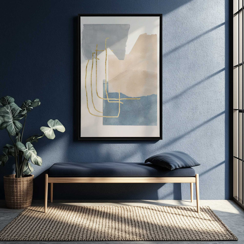 «Fragments of Light III», reproduction sur toile dans un cadre, H 12,75 po x l 8,75 po, Blanc opaque