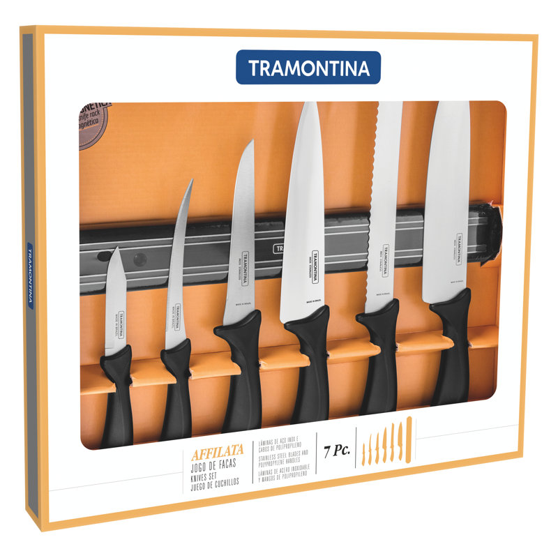 Tramontina 7 Piece Stainless Steel Assorted Knife Set