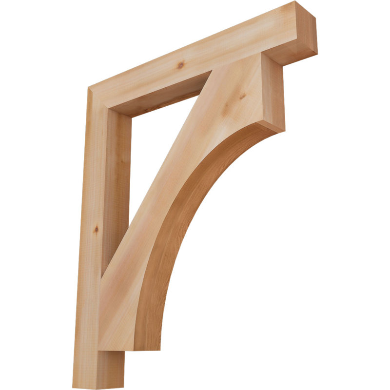 Support Westlake Block, Cèdre rouge de l'Ouest (lisse), H 36 po x l 3,5 po x P 30 po
