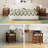 20" Large Nightstand Set of 2 with Charging Station, Solid Round Post Legs, 2 Drawers End Table with Open Shelf-118662942-118662941