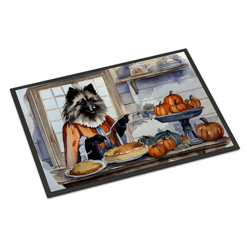 Paillasson Keeshond DAC1785, L 24 po x L 36 po