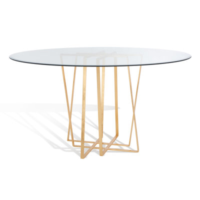 Scotty Round Glass Dining Table