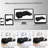 123*55" Modern U-Shaped Sofa With Console,Cupholders