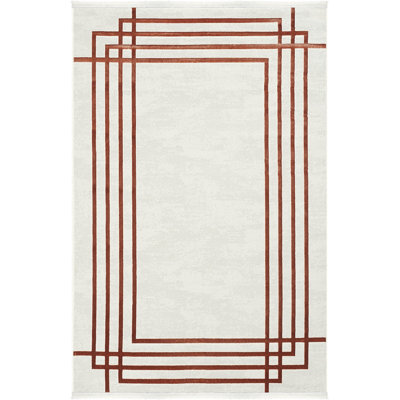 Rheanon Solid Colour Machine Made Indoor / Outdoor Area Rug