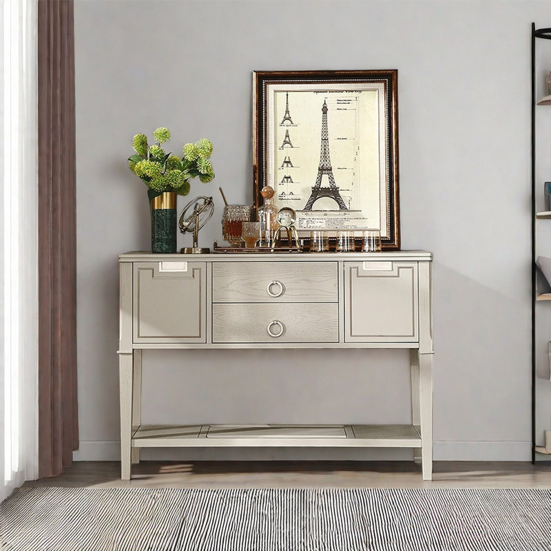 Luxury Multifunctional Solid Wood Console Table