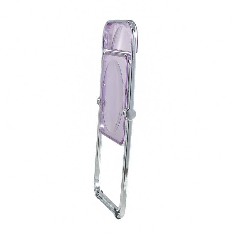 Chaise pliante Brayden Studio® Gillispie, Magenta, Silver
