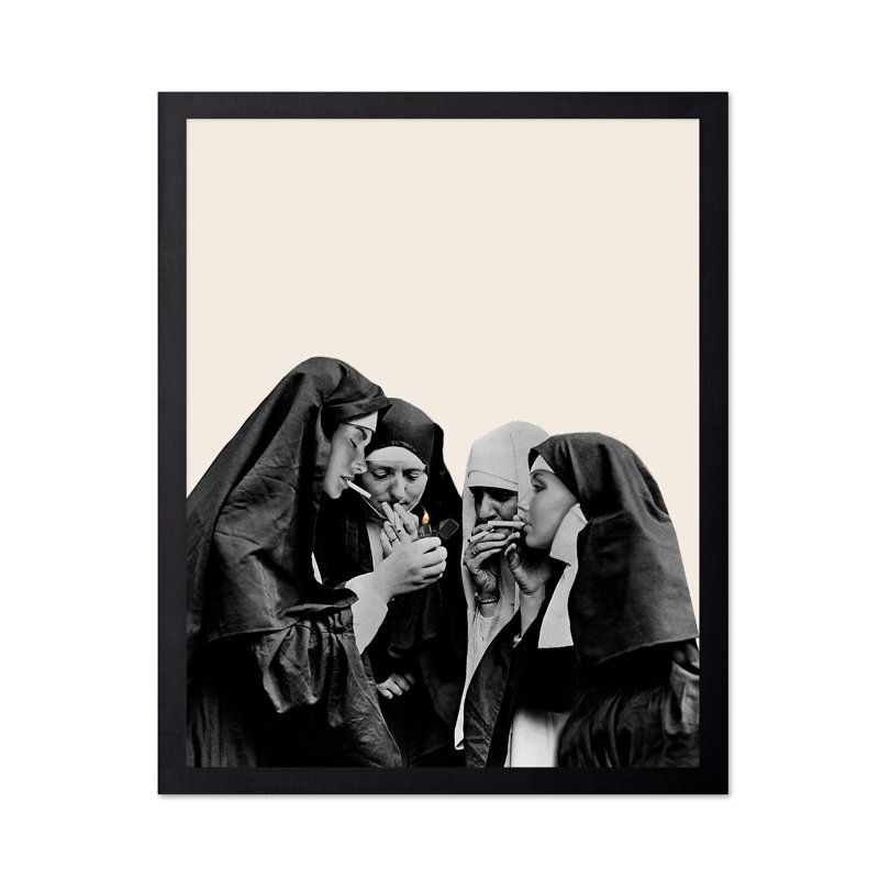 Fumeurs nonnes No2, Unframed, Poster, 16"H x 20"W