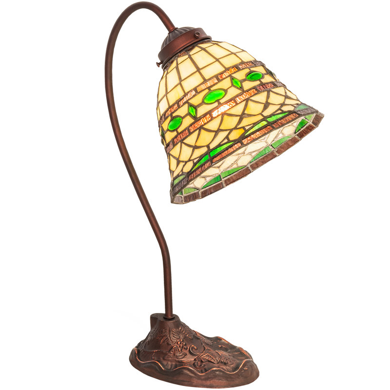 18" Wide Tiffany Roman Desk Lamp