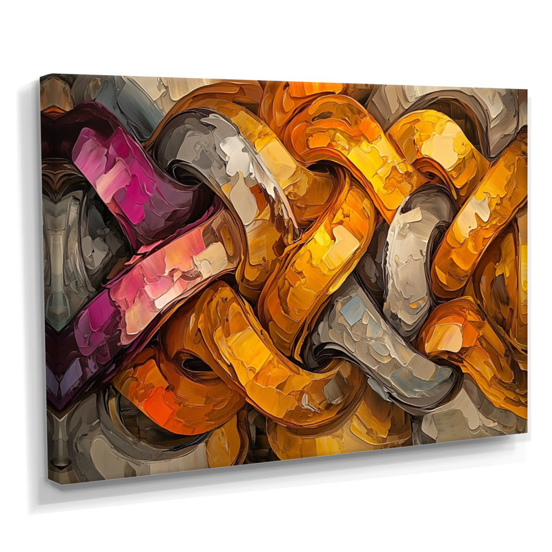 Livesay - Abstract Wall Art, 30" H x 40" W, Toile tendue, Does Not Apply
