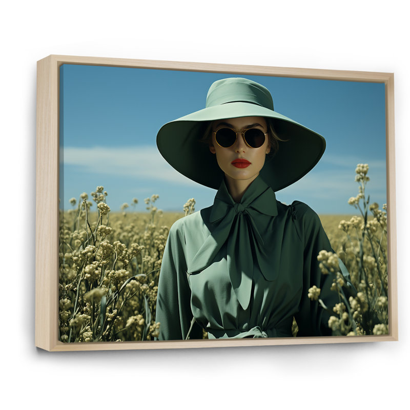 Peadies Lived Fashion Meadows I, H 24 po x l 32 po x P 1 po, Cadre naturel flottant