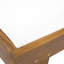 Chaise longue en filet blanc pour les bains de soleil