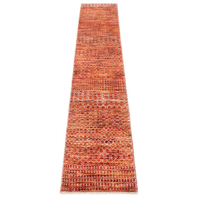 Tapis rouge ombre en soie One Of A Kind 2 pi x 12 pi 1 po