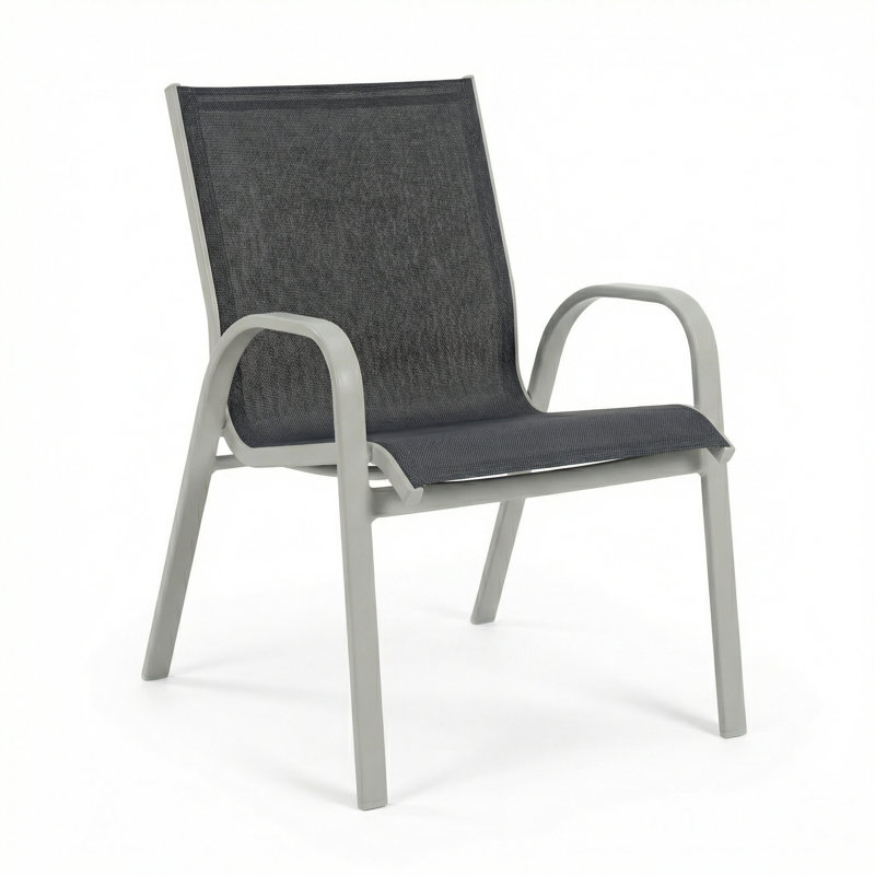 Arm Chair, Ninja Sling/Matte Gray