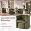 Fauteuil d'appoint rembourré avec repose-pieds Kyah-95165976