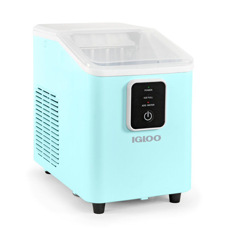 Igloo 26lb Self Cleaning Ice Maker Aqua, Blue