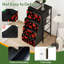 Commode à 4 tiroirs pour chambre à coucher sans couture petite fleur de cerisier rouge floral noir petite grande commode pour les organisateurs de placard avec commode