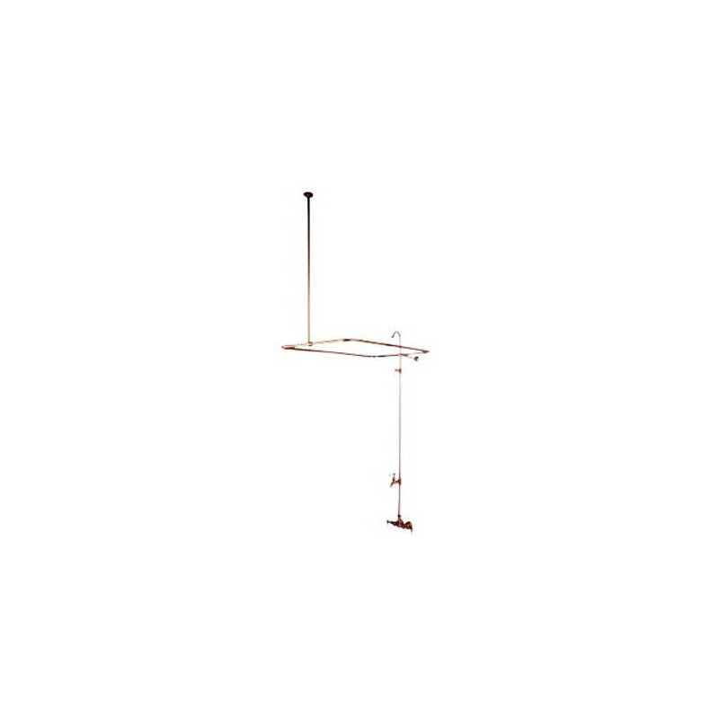 Vintage Diverter Shower Faucet, Dark Bronze