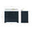 Stafford 43 " W Freestanding Standard Free Standing 1 Single Vanity Bathroom Vanity With Carrara Marble Top-93359314