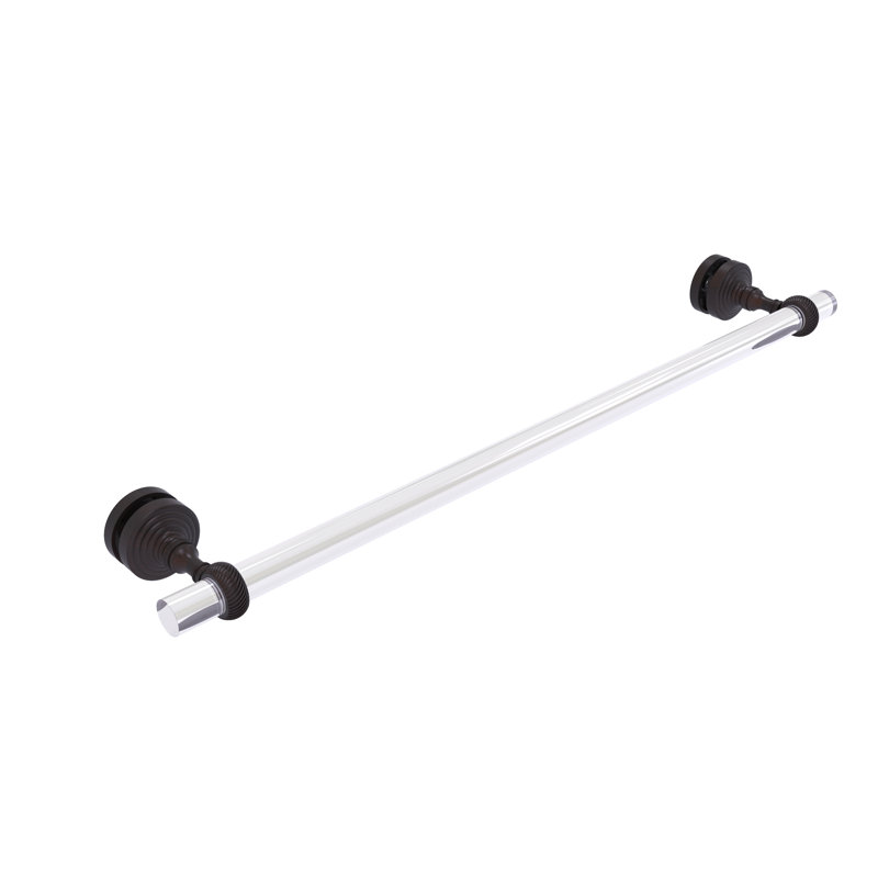 Porte-serviettes 5,2 po pour porte de douche en verre Jarrell, Bronze vénitien